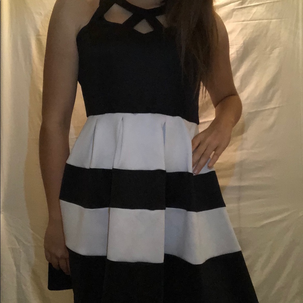 Size 13 Black and White dress